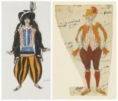 BAKST Leon Costume Designs For 'aladin' (for 'la Revue De Ripp') BAKST Leon Costume Designs For 'aladin' (for 'la Revue De Ripp')