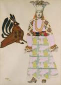 BAKST Leon Etude De Costume Pour L'opéra Comique "mavra" D'igorstravinsky BAKST Leon Etude De Costume Pour L'opéra Comique "mavra" D'igorstravinsky