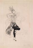 BAKST Leon Kostümentwurf Für"la Péri" Von Paul Dukas BAKST Leon Kostümentwurf Für"la Péri" Von Paul Dukas