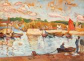 BALACESCU Lucia Demetriade Vedere Din Portul Concarneau BALACESCU Lucia Demetriade Vedere Din Portul Concarneau