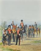 BALASHOV Piotr Ivanovich A Group Of Men Of The Dragoon And Hussar Regiments BALASHOV Piotr Ivanovich A Group Of Men Of The Dragoon And Hussar Regiments