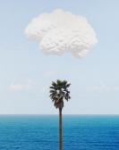 BALDESSARI John Brain/cloud (with Seascape And Palm Tree) BALDESSARI John Brain/cloud (with Seascape And Palm Tree)