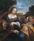 BALDINI Taddeo Rebecca Und Eliezer Am Brunnen BALDINI Taddeo Rebecca Und Eliezer Am Brunnen