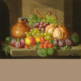 BALE Charles Thomas Still Life With Fruit And Lidded Jug BALE Charles Thomas Still Life With Fruit And Lidded Jug