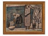 BALINT Endre Laundress At The Shore BALINT Endre Laundress At The Shore