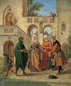 BALLENBERGER Karl Die Hl. Elisabeth Von Thüringen Teilt Almosen Aus. BALLENBERGER Karl Die Hl. Elisabeth Von Thüringen Teilt Almosen Aus.