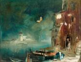 BALOGH Endre Kompoczy Venedig Bei Nacht BALOGH Endre Kompoczy Venedig Bei Nacht