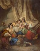 BANGER F. Oriental Harem Scene. BANGER F. Oriental Harem Scene.