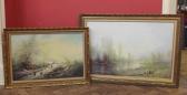 banks bernard River Scene And A Winter Scene banks bernard River Scene And A Winter Scene
