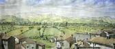 BANKS Robert Italian Landscape With Houses In Foreground BANKS Robert Italian Landscape With Houses In Foreground