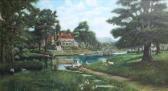 BANKS Thomas John Upper Thames View With Riverside House BANKS Thomas John Upper Thames View With Riverside House