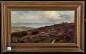 BANKS Thomas Joseph Sheep Among Heather On A Hillside BANKS Thomas Joseph Sheep Among Heather On A Hillside