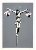 BANKSY Christ With Shopping Bags BANKSY Christ With Shopping Bags