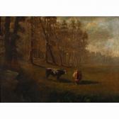 BANNISTER Edward Mitchell Landscape With Cows BANNISTER Edward Mitchell Landscape With Cows