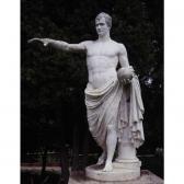 BANTI Domenico Italian White Marble Statue Of Napoleon BANTI Domenico Italian White Marble Statue Of Napoleon