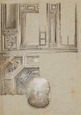 BARATTA Carlo Alberto Design For A Vestibule BARATTA Carlo Alberto Design For A Vestibule