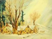 BARBARA PLONER Winter Scene BARBARA PLONER Winter Scene