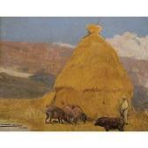BARBASAN LAGUERUELA Mariano Paisaje (landscape With A Hay Stack) BARBASAN LAGUERUELA Mariano Paisaje (landscape With A Hay Stack)