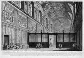 BARBAZZA Francesco Veduta Della Cappella Sistina Nel Palazzo Apostolico Vaticano BARBAZZA Francesco Veduta Della Cappella Sistina Nel Palazzo Apostolico Vaticano