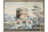 BARBAZZA Paolo Flusslandschaft Mit Anglern BARBAZZA Paolo Flusslandschaft Mit Anglern
