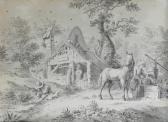 BARBIERS Bartholomeusz Pieter Herders Bij De Waterput - Bergers Près Du Puits BARBIERS Bartholomeusz Pieter Herders Bij De Waterput - Bergers Près Du Puits