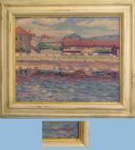 BARDELLI Leon R. Dorf Am Flussufer BARDELLI Leon R. Dorf Am Flussufer