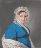 BARDOU Karl Wilhelm Portrait Of Anna Matveevna Muromtsev BARDOU Karl Wilhelm Portrait Of Anna Matveevna Muromtsev