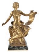 BAREAU Georges Marie Seated Sappho BAREAU Georges Marie Seated Sappho