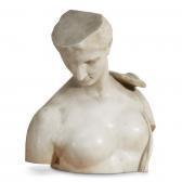 Barganti P. Nude Bust Of A Woman Barganti P. Nude Bust Of A Woman
