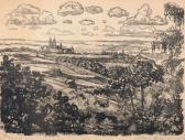 Baring William Zwei Landschaftsdarstellung Mit Meissen In Der Ferne Baring William Zwei Landschaftsdarstellung Mit Meissen In Der Ferne