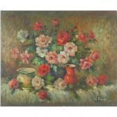 Barion N. Still Life Flowers In A Vase Barion N. Still Life Flowers In A Vase