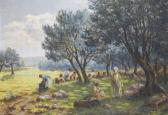 BARITEAU Alcide Femmes À La Cueillette Des Olives BARITEAU Alcide Femmes À La Cueillette Des Olives