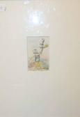 BARKER George H. The Willow-catkin Fairy Watercolour And BARKER George H. The Willow-catkin Fairy Watercolour And
