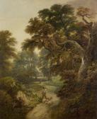BARKER OF BATH John Joseph The Old Oak On Hampton Down; Near Shirehampton BARKER OF BATH John Joseph The Old Oak On Hampton Down; Near Shirehampton