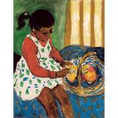 BARLI Girl With A Fruit Basket BARLI Girl With A Fruit Basket