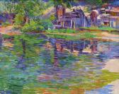 BARNES John Pierce ''along The Delaware River'' BARNES John Pierce ''along The Delaware River''