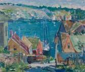 BARNETT Thomas P. Gloucester Harbor Scene BARNETT Thomas P. Gloucester Harbor Scene