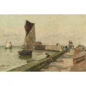 BARNSLEY James Macdonald Study For La Jetee Du Pollet - Dieppe BARNSLEY James Macdonald Study For La Jetee Du Pollet - Dieppe