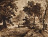 BARON EMILE Waldlandschaft BARON EMILE Waldlandschaft