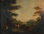 BARRATT George A Bacchanal In A Landscape BARRATT George A Bacchanal In A Landscape