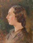 BARRENSCHEEN Hermann Portrait Einer Frau BARRENSCHEEN Hermann Portrait Einer Frau