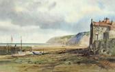 BARRIE HASTE JOHN Staithes Harbour And Coastline At Low Tide BARRIE HASTE JOHN Staithes Harbour And Coastline At Low Tide