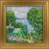 BARRON Roger Blue House Overlooking Harbor, Camden, Maine BARRON Roger Blue House Overlooking Harbor, Camden, Maine