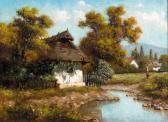 BARSI Bela A Peasant Girl By A Stream BARSI Bela A Peasant Girl By A Stream