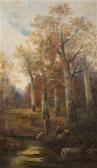 BARTAK Ludvik Autumn Landscape With Hunters BARTAK Ludvik Autumn Landscape With Hunters