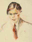 BARTH Walter Portrait Eines Jungen Mannes BARTH Walter Portrait Eines Jungen Mannes