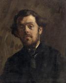 BARTHALOT Marius Porträt Eines Künstlerfreundes. 1889. BARTHALOT Marius Porträt Eines Künstlerfreundes. 1889.