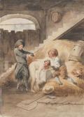 BARTHELEMY Émilien Victor Die Stute Des Gevatter Pierre (nach Jean-honoré Fragonard) BARTHELEMY Émilien Victor Die Stute Des Gevatter Pierre (nach Jean-honoré Fragonard)
