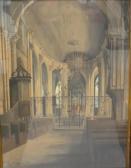BARTHELEMY Ferdinand Intérieur D'église BARTHELEMY Ferdinand Intérieur D'église