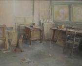 BARTHELEMY Gerard Fillette Dans L'atelier BARTHELEMY Gerard Fillette Dans L'atelier
